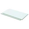 Day and Night - Day and Night Shelves 2 Units Transparent Glass Panel 50x20 Cm