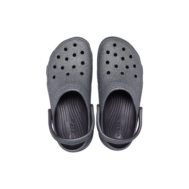 Crocs Classic Clog EVA Shimmer Cloud Clogs Women Clogs Black 207770-001