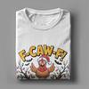 Hipster F-Caw-F Funny Chicken Christmas Skull T-Shirts for Men Crew Neck 100% Cotton T Shirt  Short Sleeve Tee Shirt Clothing