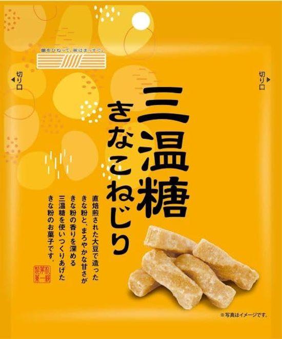 

Кондитерские изделия Sapporo Daiichi, санварный сахар Kinako Nejiri 45 г x 15 шт.