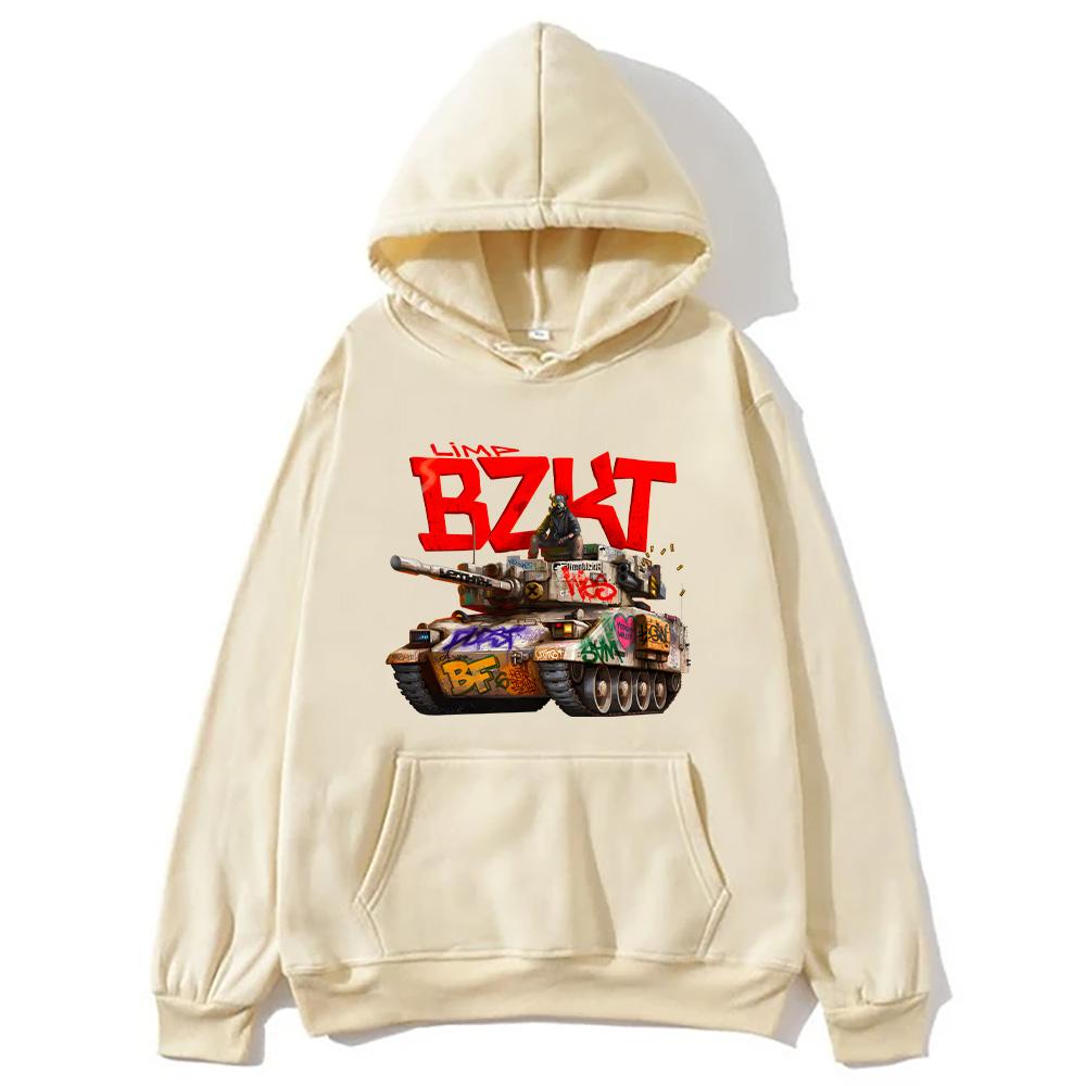 Limp Bizkit Fahion Hoodies Single Tank Graphic Pullovers Unisex Long Sleeve Sweatshirts Oversize Men Clothing Design