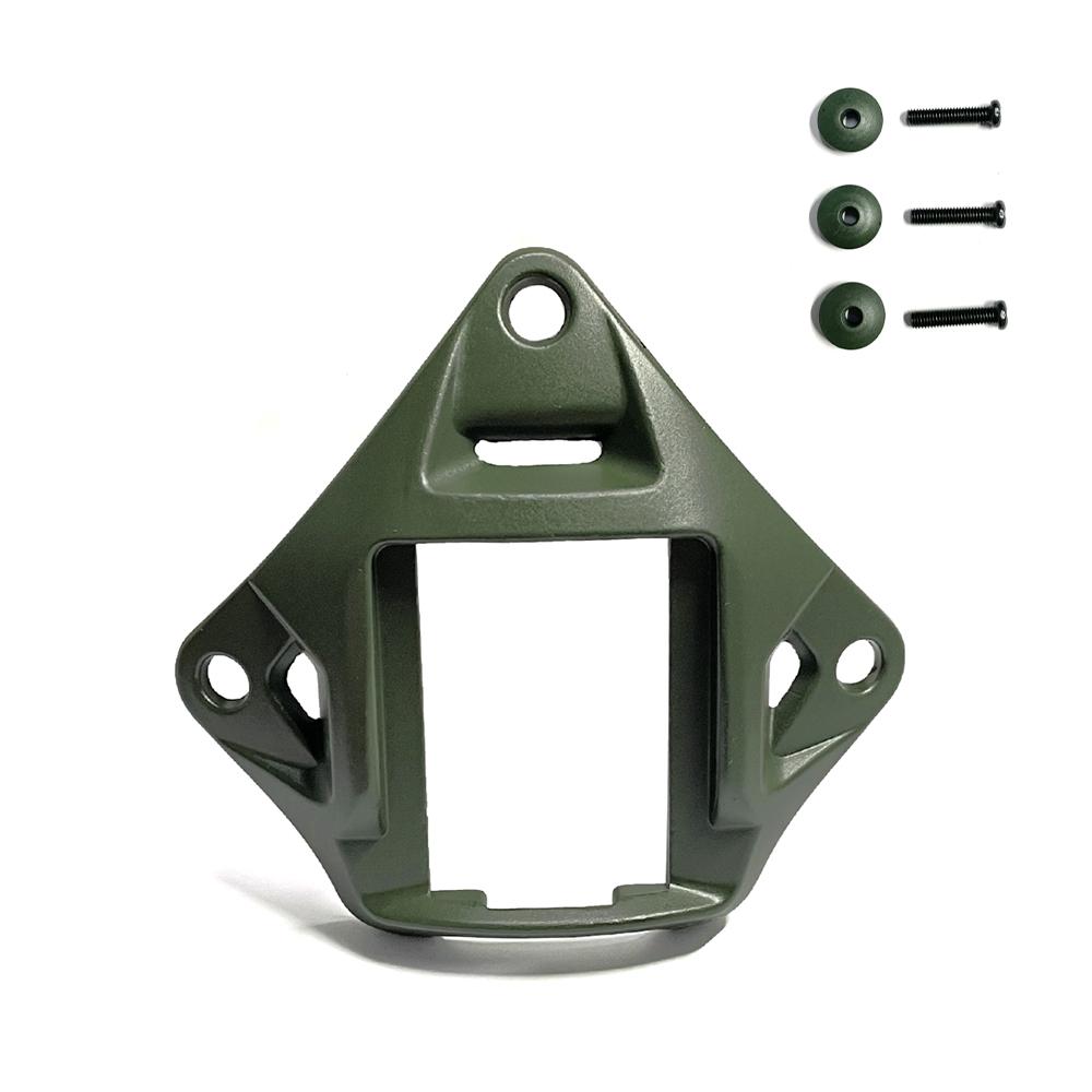 Tactical Helmet Frame Mount NVG Shroud Aluminum Adapter 3 Hole Skeleton Mount ARC Rail For FAST MICH Helmet Accessorie