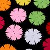 1 Pack DIY Craft Iron Wire Button Felt Rainbow Flower Bouquets Kit, Sewing
