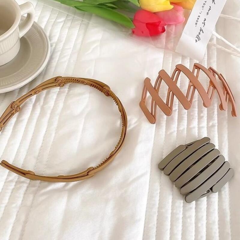 

Women s Hair Item Folding Pattern Headband A33767_Pearl