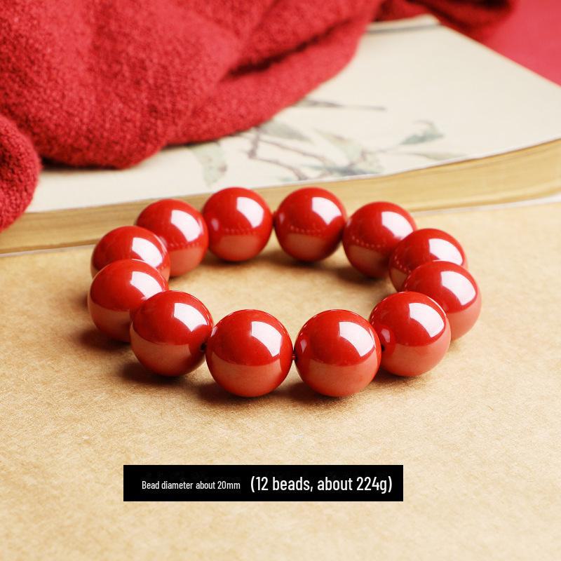 Bransoletka z koralików Cinnabar Imperial Sand w stylu unisex