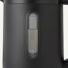 Amazon Basics Electric Kettle with Removable and Black 1.0L Lid, Spill-Proof Lock, Boil-Dry Protection, 1250W,