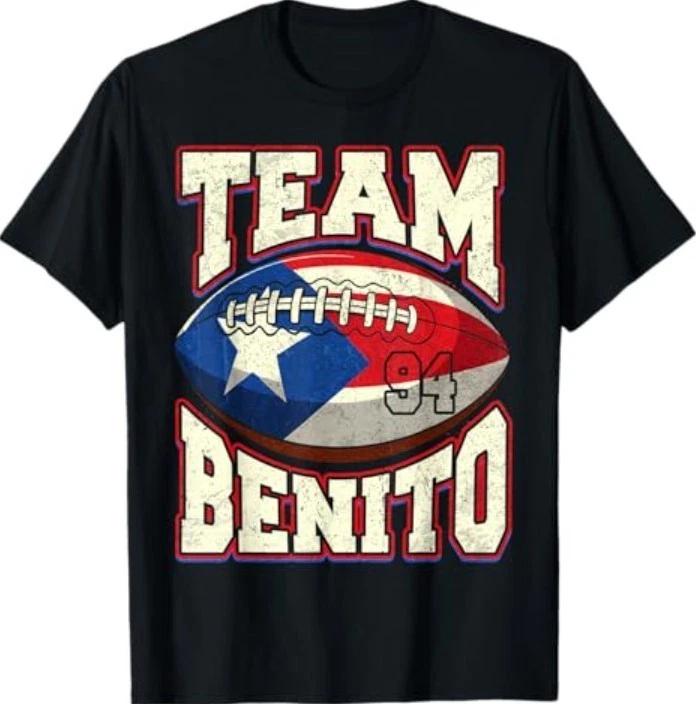 

Jersey Text Benito 94 Number for Sport T-Shirt M