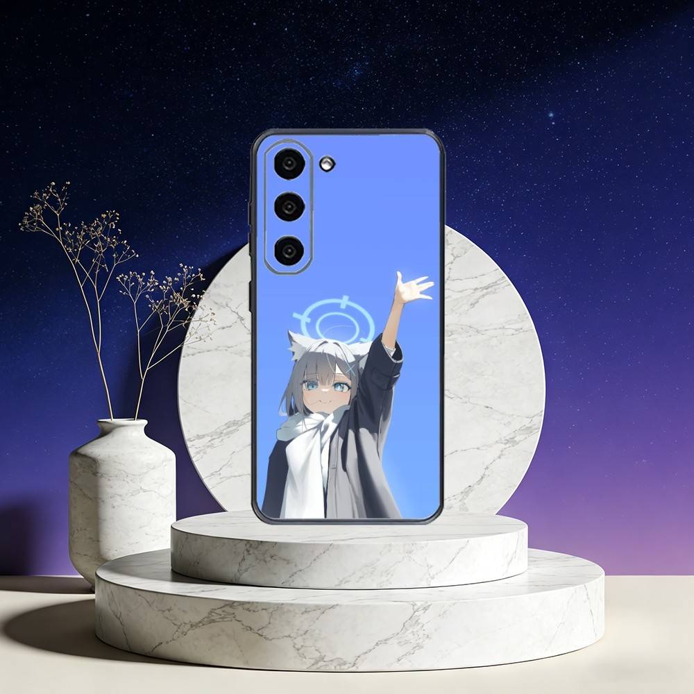 Blue Archive Phone Case For Samsung Galaxy A73,A72,A71,A70,A53,A52,A51,Others Soft Black Cover