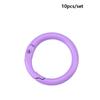 Yogodlns 10Pcs/Set 33MM High quality Plated Gate Zinc Alloy Hooks Snap Clasp Clip Bag Belt Buckle Spring O-Ring Buckles Carabiner Purses Handbags