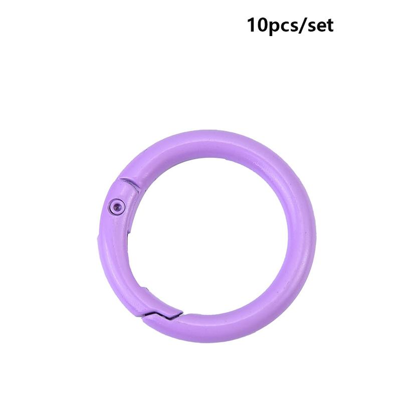 Yogodlns 10Pcs/Set 33MM High quality Plated Gate Zinc Alloy Hooks Snap Clasp Clip Bag Belt Buckle Spring O-Ring Buckles Carabiner Purses Handbags