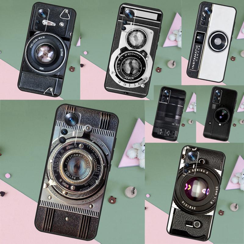 Retro Nostalgia Camera Funda For Xiaomi 17 Pro Max 15 14 Ultra 13T 14T 15T POCO X7 Pro X5 X6 F5 F6 F7 F8 Ultra Case