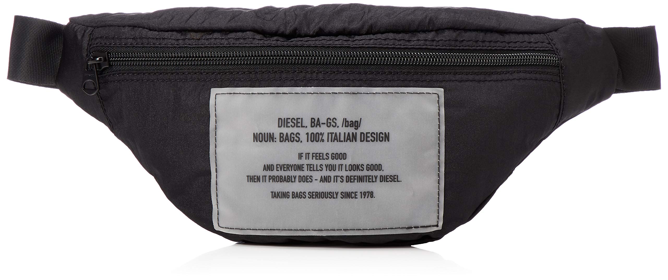 

Diesel Women s Packable Belt Bag X06282P3195 UNI Black T8013