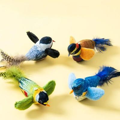 Cat Toys For Indoor Cats Interactive Cat Toy Realistic Bird Sound Cat Toy Plush Cat Toy Catnip Cat Toy for Cats Kitten Toy