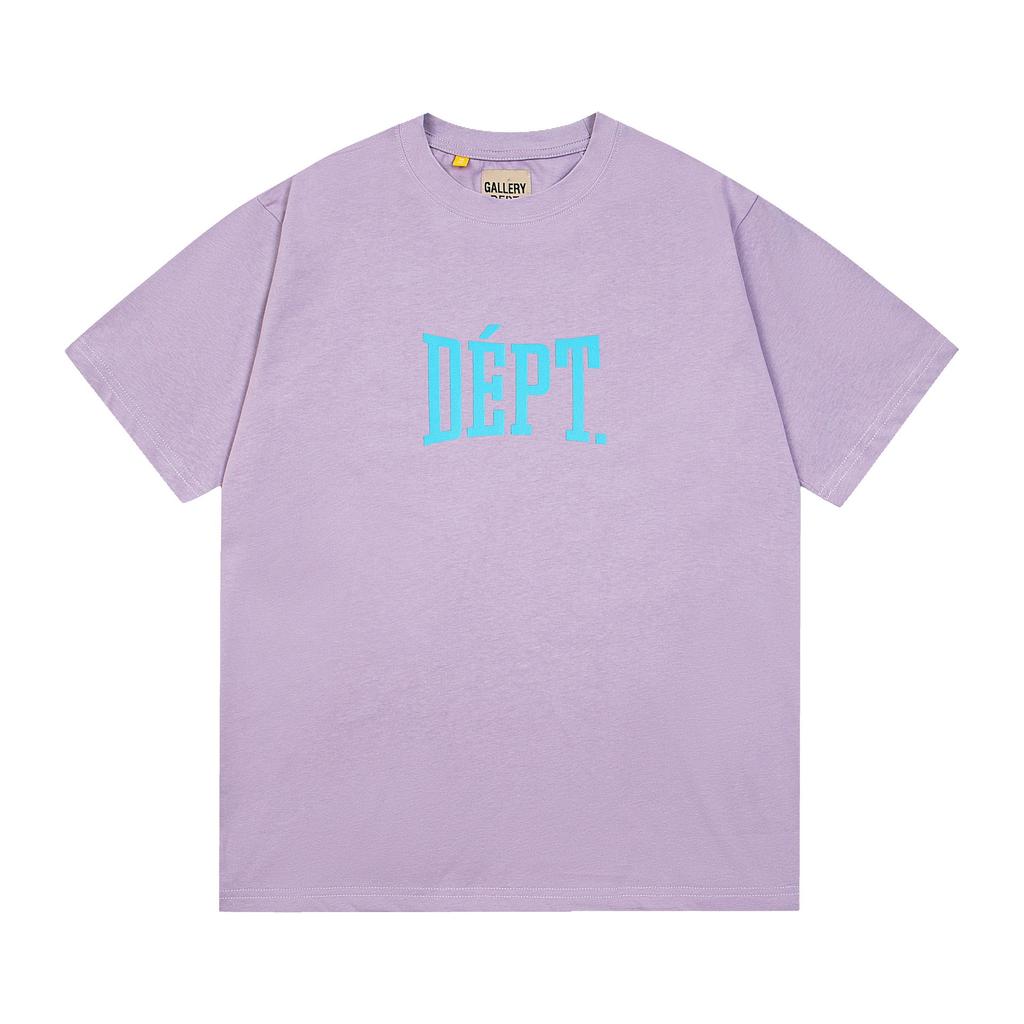 26SS Foreign Trade Gallery Dept T-Shirt Collection Gallery Casual Short Sleeve Men's and Women's Same Style Factory Spot Straight Hair