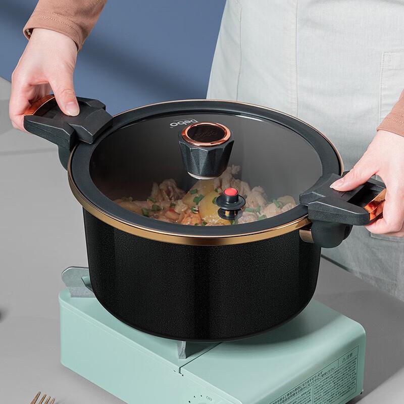 Debo Garnet Enamel Micro-Pressure Soup Pot