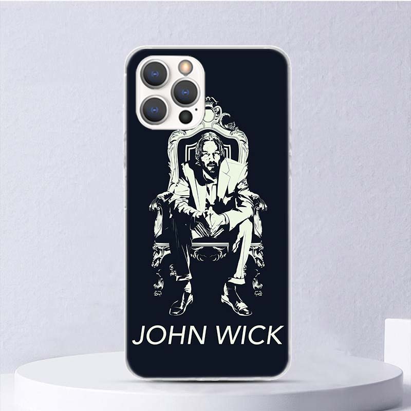 John Wick 4 Movie Soft Case For iPhone 16 17 Air 16E 15 Plus 11 12 13 Mini 14 Pro Max Phone Cover Apple 7 8 SE Coque Funda