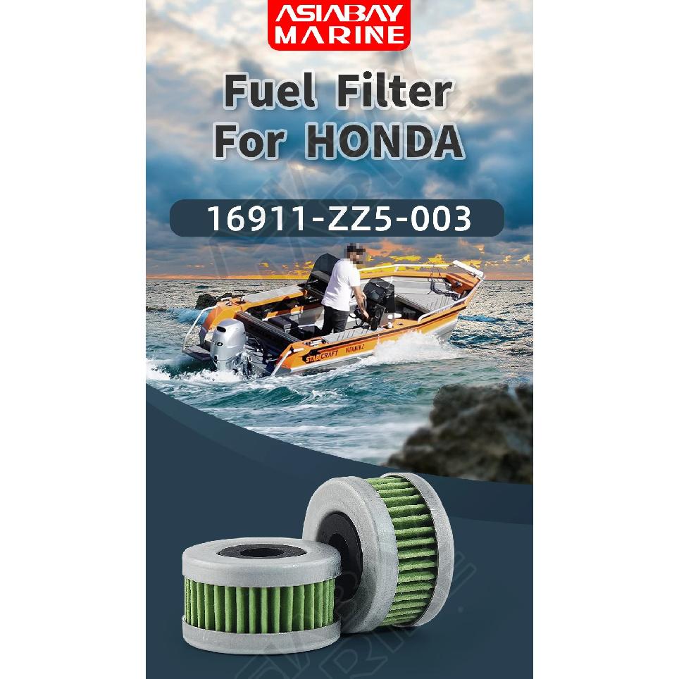 Fuel Filter Elements for Honda Outboard Engine 16911-ZZ5-003 Fit BF40 50 60 Marine Motor Water Separator 40hp 50hp 60hp