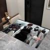 B-Blood Blockade Battlefront Eingangstürmatte Nordischer Stil Heimfußmatte Badezimmer-Toilettenmatten Schlafzimmer Hotel Dekor Matte