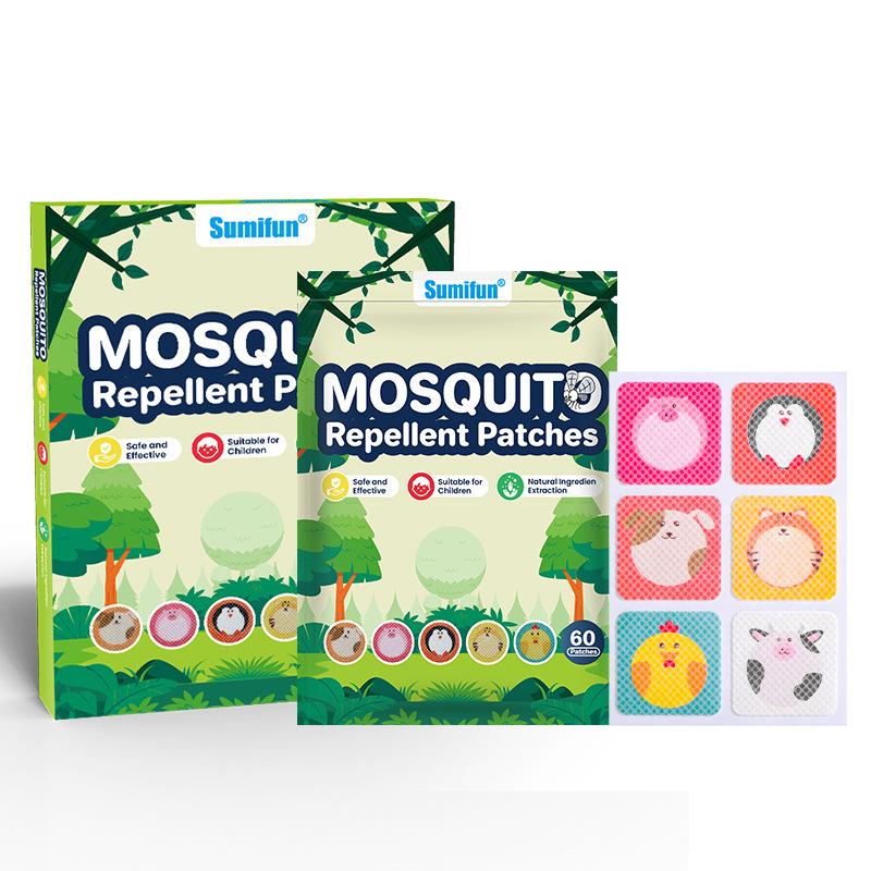 Sumifun 120/240Pcs Children's Cartoon Mosquito Repellent Stickers Harmless Adult Summer Outdoor Essential Anti-mosquito Bites Patches