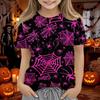 Kids Halloween Short Sleeve T-Shirt for Boys and Girls