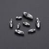 50pcs/lot 1.5/2.0/2.4/3.2 Mm Stainless Steel Ball Chain Connectors Clasps For DIY Bead Chain Jewelry Making Finding Supplies