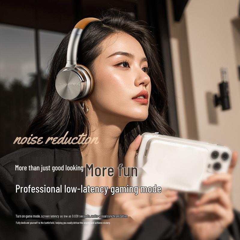 New A53 Retro Head-mounted Bluetooth Headset: Foldable, Comfortable, 5.3 Stereo Sound