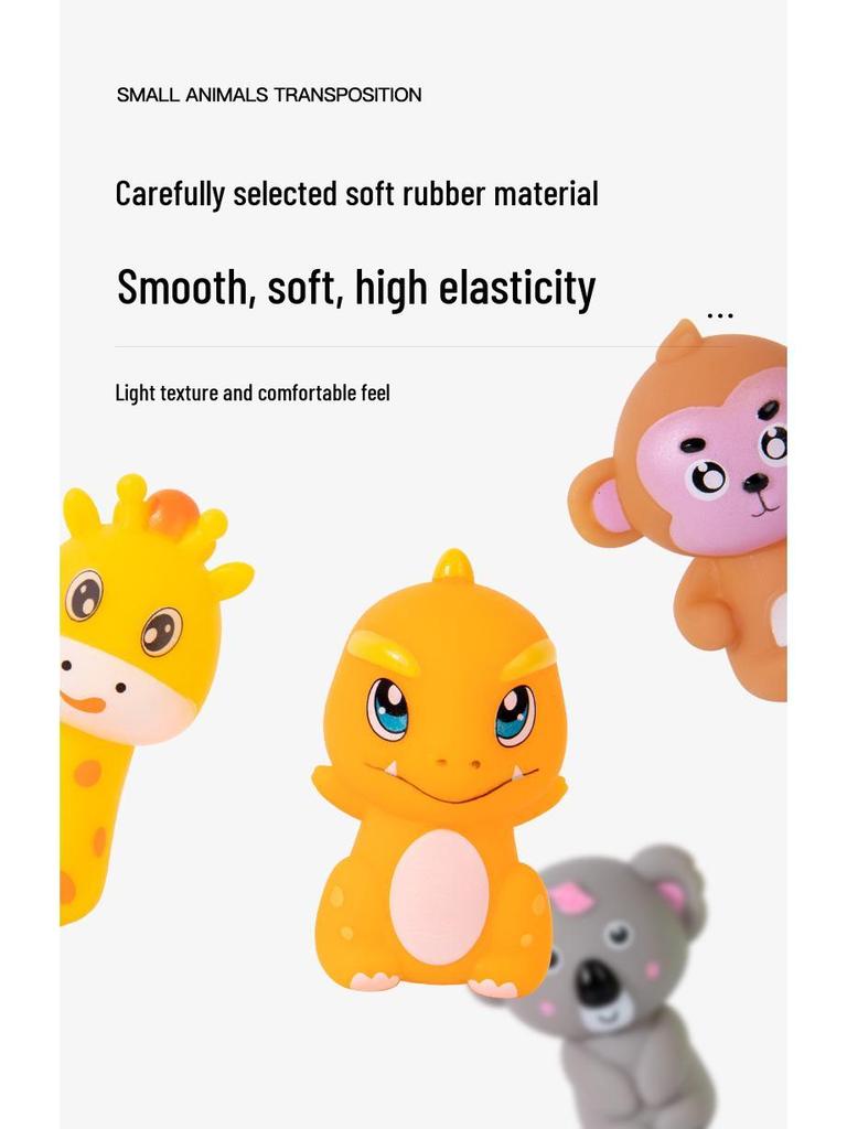 Children's Interactive Animal Park Queueing & Swapping Educational Blocks Tabletop Game