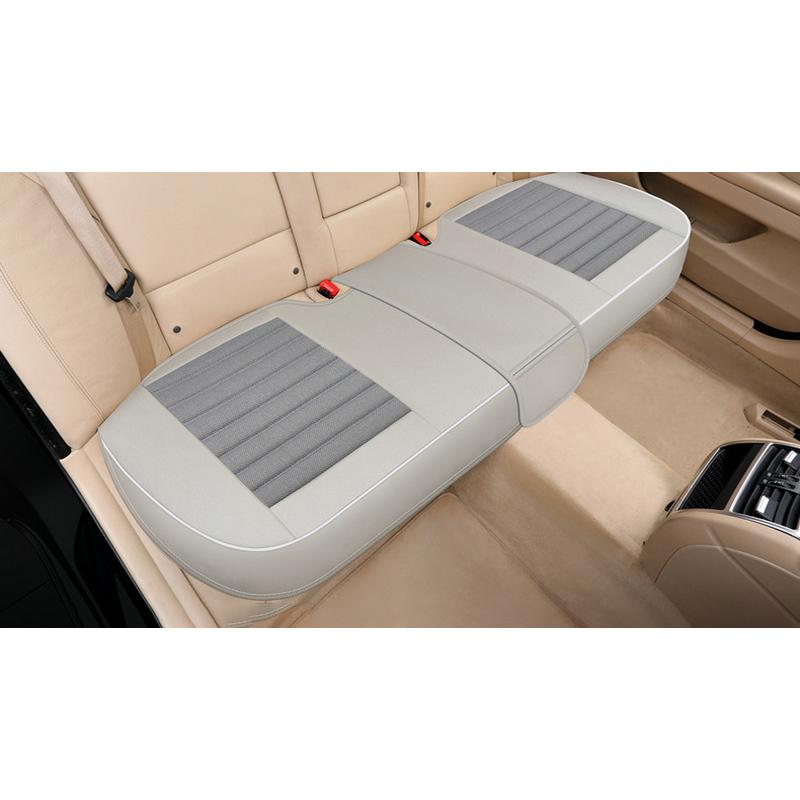 

Чехол на автомобильное сиденье, льняная подушка, универсальная дышащая по сезонам для большинства четырехдверных седанов и внедорожников, ультра-роскошное автокресло Gray 1pcs back