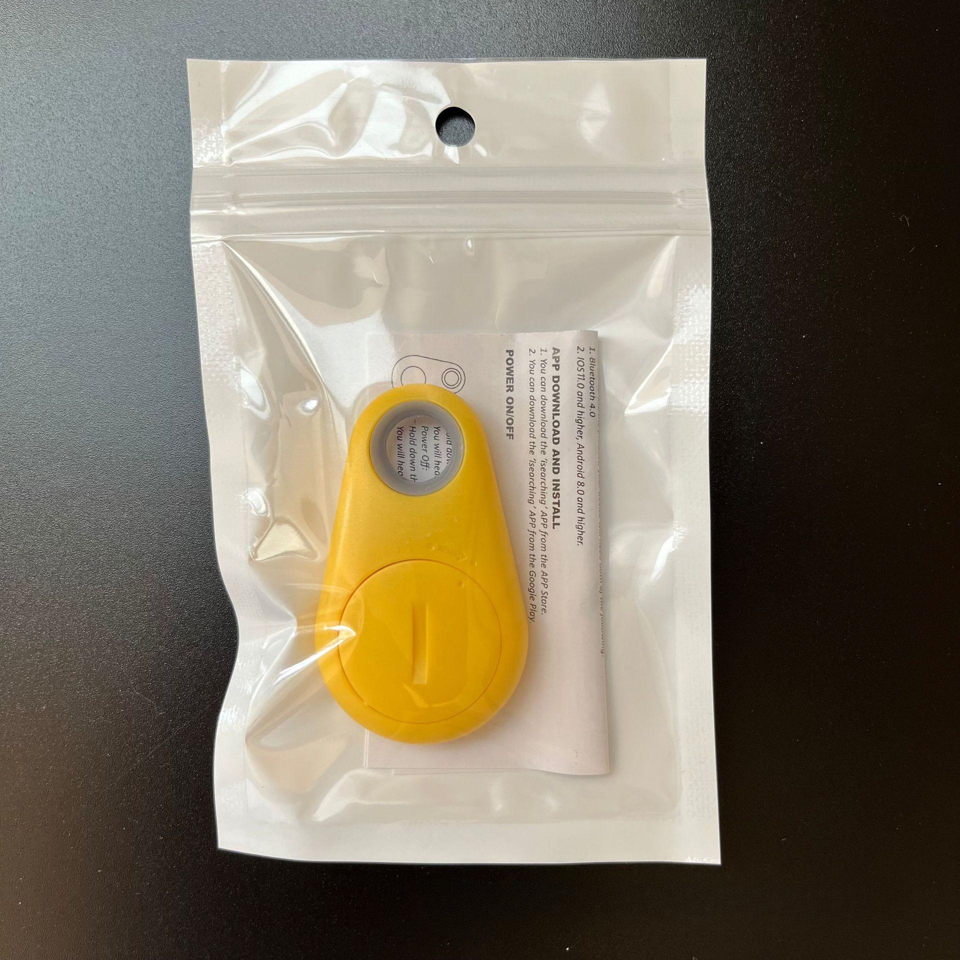 

Mini Fashion Smart Dog Pets Bluetooth 4.0 GPS Tracker Anti-lost Alarm Tag Wireless Child Bag Wallet Key Finder Locator жовтий