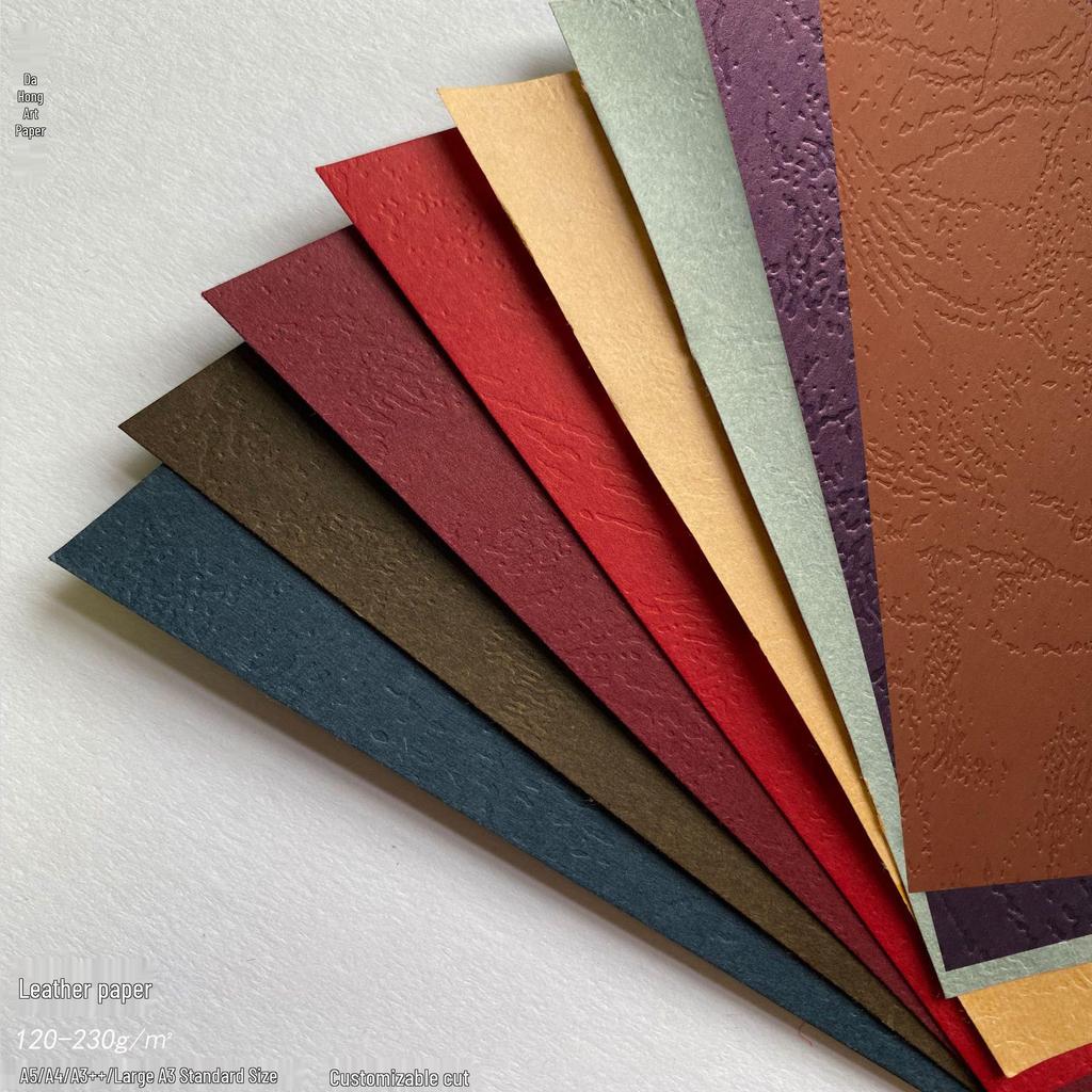 Textured Cloud Skin Cardstock: 230g A4 for Tender Documents, Painting Albums; 300g Thickened Cover A3+ Colored, Textured, Embossed