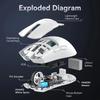 2026 New R11 Tri-Mode Connection 2.4GHz/Wired/Bluetooth PAW3311 22K000DPI 400IPS RGB  PC Gaming Mouse