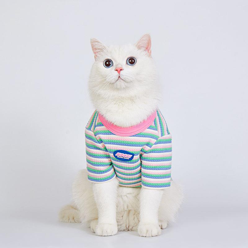 

Одежда для собак, осенний пуловер с котом, футболка с длинными рукавами, одежда для маленьких и средних собак, милый костюм с капюшоном для щенков и котят