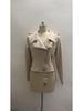 Wish Asymmetrical Zipper Suede Short Jacket for Europe and America