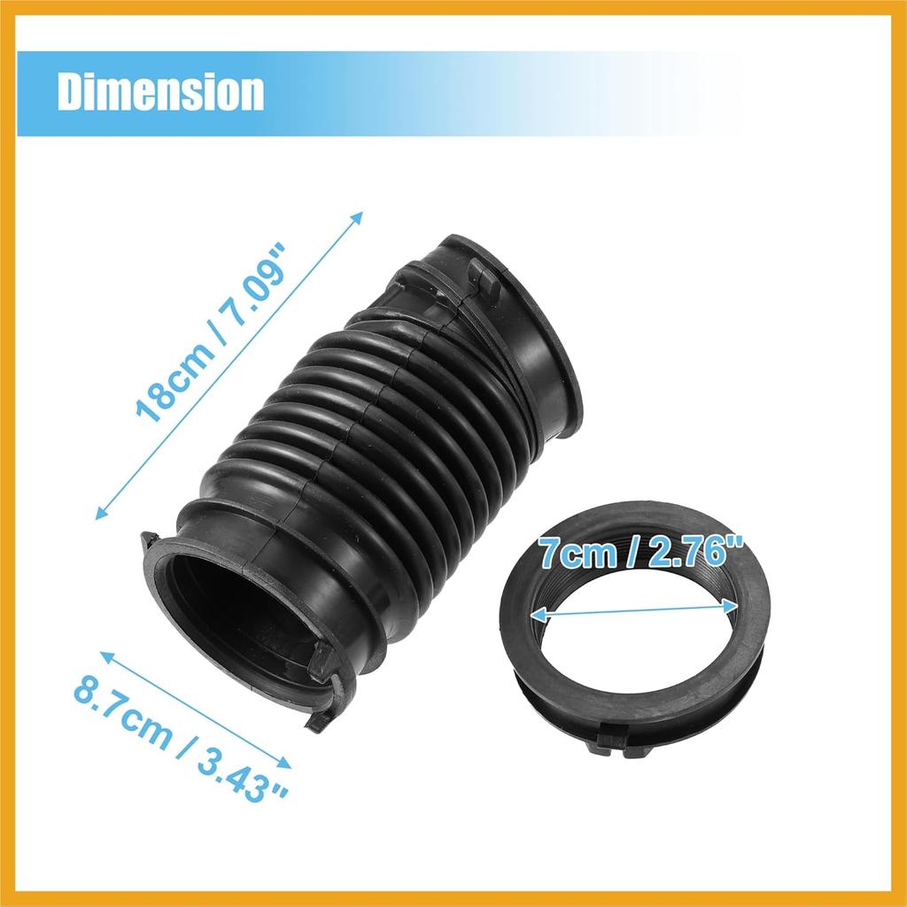 Engine Air Intake Hose Tube for Chevy Malibu 2008-2012 for Pontiac G4 G5 G6 for Saturn Aura 2008-2009 15838665 Replacement