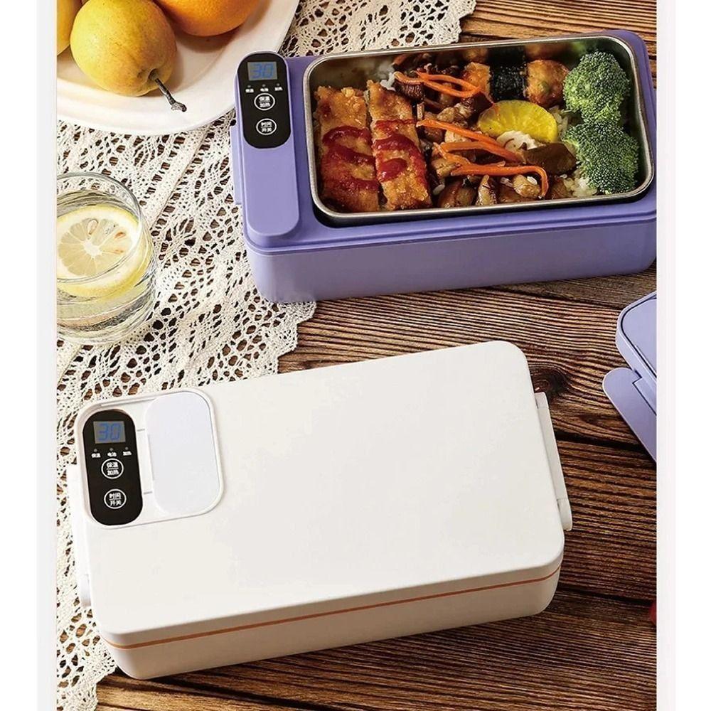 Large Capacity Electric Lunch Box Rater-free Portable Insulated Lunchbox Food Warmer  Student