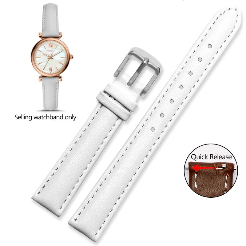 

Ремешок для часов из натуральной кожи для Casio Citizen Fossil Однотонный ремешок для часов Folli Женский браслет Синий Розовый Коричневый 14 мм 16 мм 18 мм 20 мм 16mm