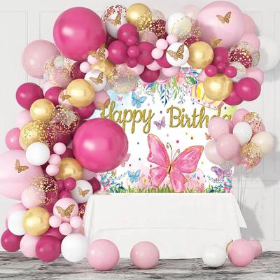 Balloon Chain Set Garland Balloon Birthday Wedding Party Background Cloth Decorative Arrangement Balloon