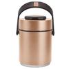 Insulation Lunch Box High Capacity 1.5L Stainless Steel Portable Heat Preservation Vacuum   Box for Adults Students