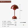 USB Rechargeable Mushroom Table Lamp Three Speed Adjustment Indoor Lighting Fixture Flower Bud Desk Lamps Hoom Decor Night Light