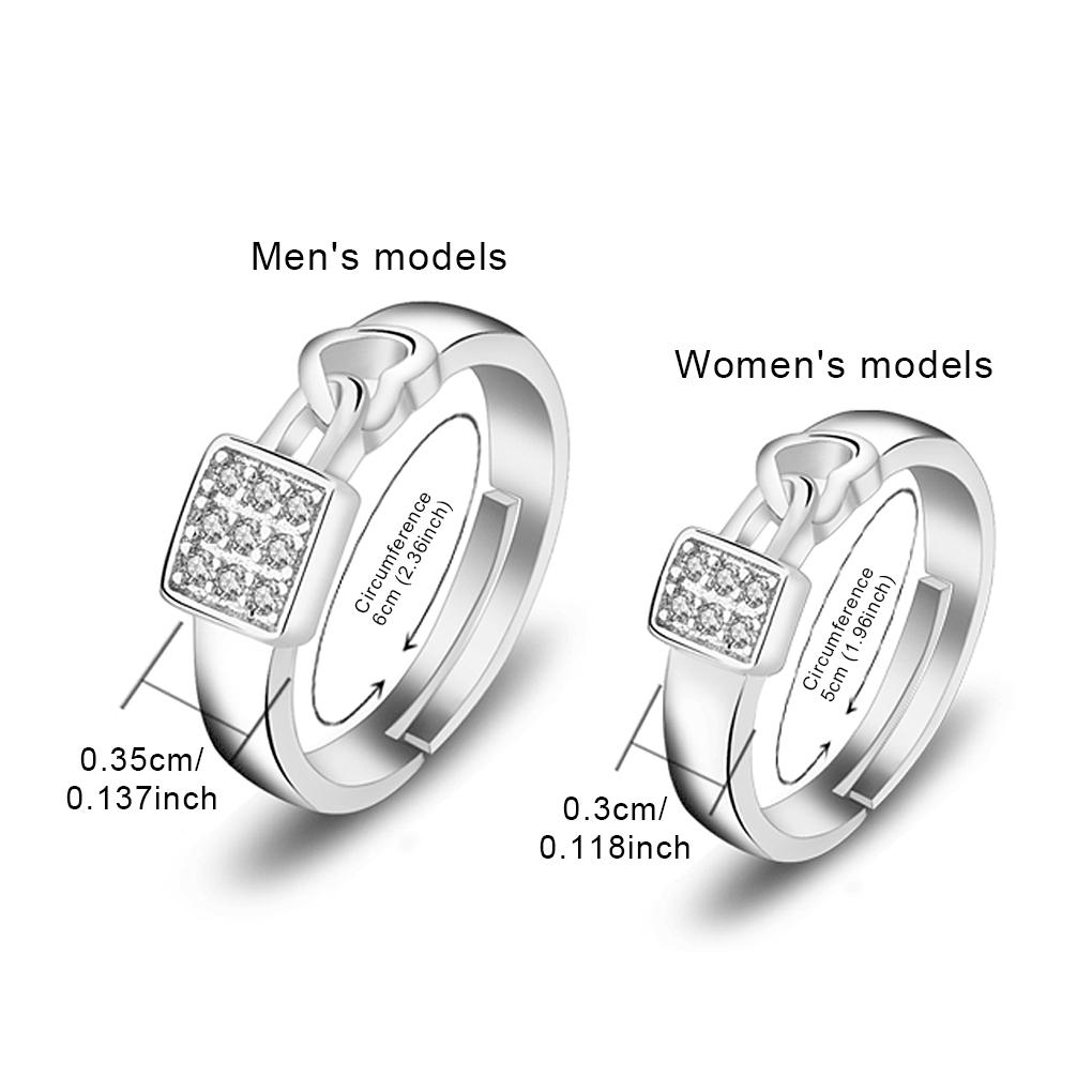 Metal Ring Portable Heart Shape Replacement Decorative Anti-corrosive Glossy Wedding Engagement Open End Rings Jewelry