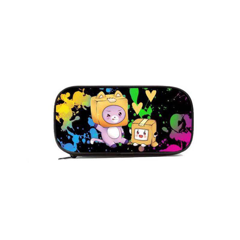 Lankybox Cartoon Lunch Bag Set 3 Piece Shoulder Backpack Package