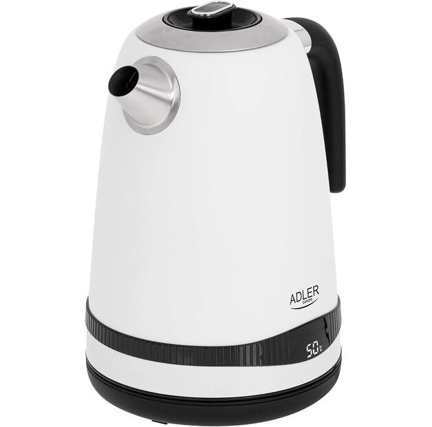 Чайник Adler AD 1295w satin white