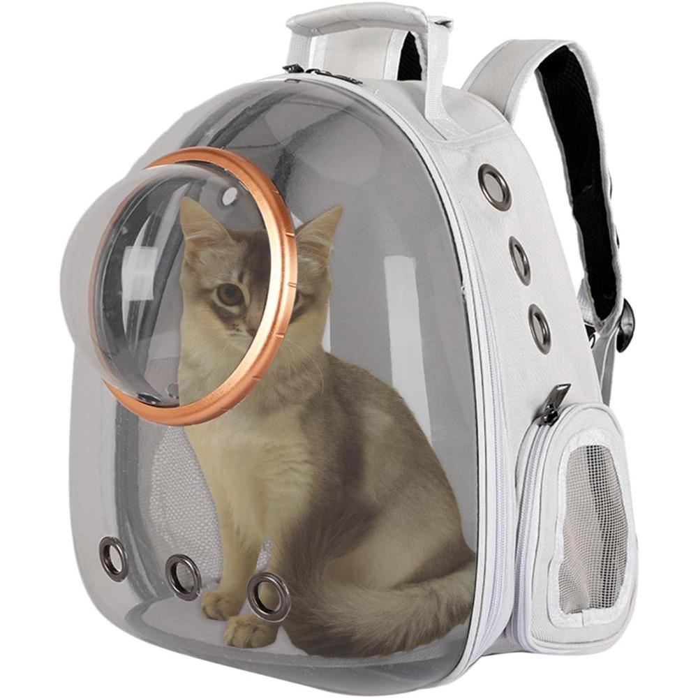Portable Pet Cat Travel Carrying Bag Space Pet Backpacks Breathable Transparent Puppy Dog Transport Carrier Space Capsule Bags