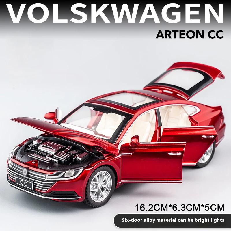 

1:32 Іграшкова металева модель Volkswagen CC з литого металу зі звуком і світлом, інерційна, іграшка для дітей, подарунок, іграшки для хлопчиків A132