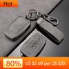 Interior Mouldings TPU Leather Car Key Case For Toyota Camry RAV4 Highlander Avalon C-HR Prius Corolla GT86 4button Accessories