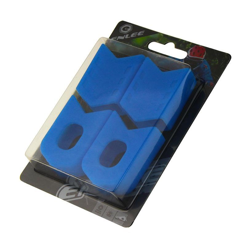 4Pcs Silicone Bicycle Crank Protective Cover Universal Fit for Mountain Bike Durable Crank Cover