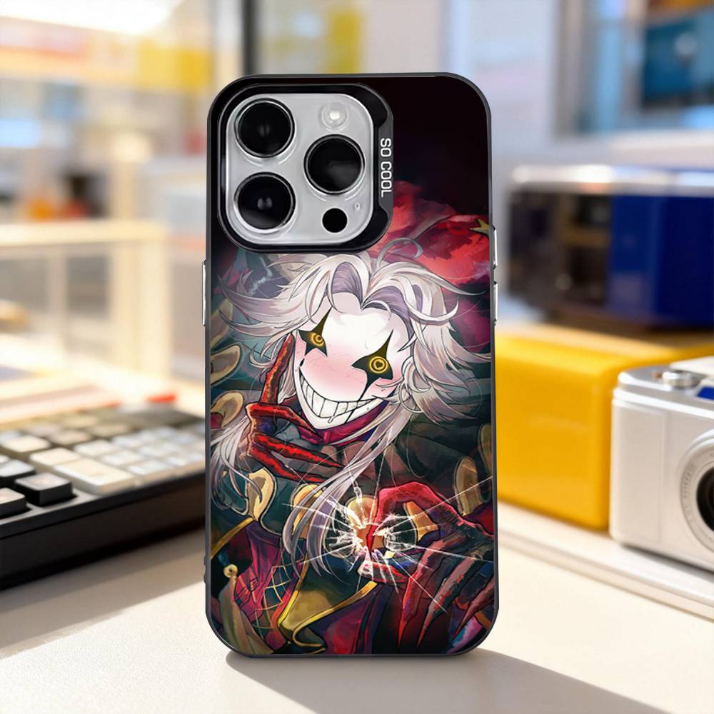 

Крутой чехол для телефона Freak P-Pierrots Circus для iPhone 17,16,15,14,13,12,11,Pro,XS,Max,Plus,Mini,SE4,E IMD Матовый черный iPhone17