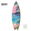 Wasserdichtes Holzschild Hawaiianisches Surfbrett Wandkunst, Tropisches Stranddekor Schild, Sommer Aloha Thema Hängendes Schild Langlebig für Wohnzimmer Kinder