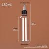 Transparent PET Squeeze Bottle with Pointed Cap - Available in 120ml, 200ml, 500ml for Lotion, Pigment, Ink, Refill or Dropper Use.