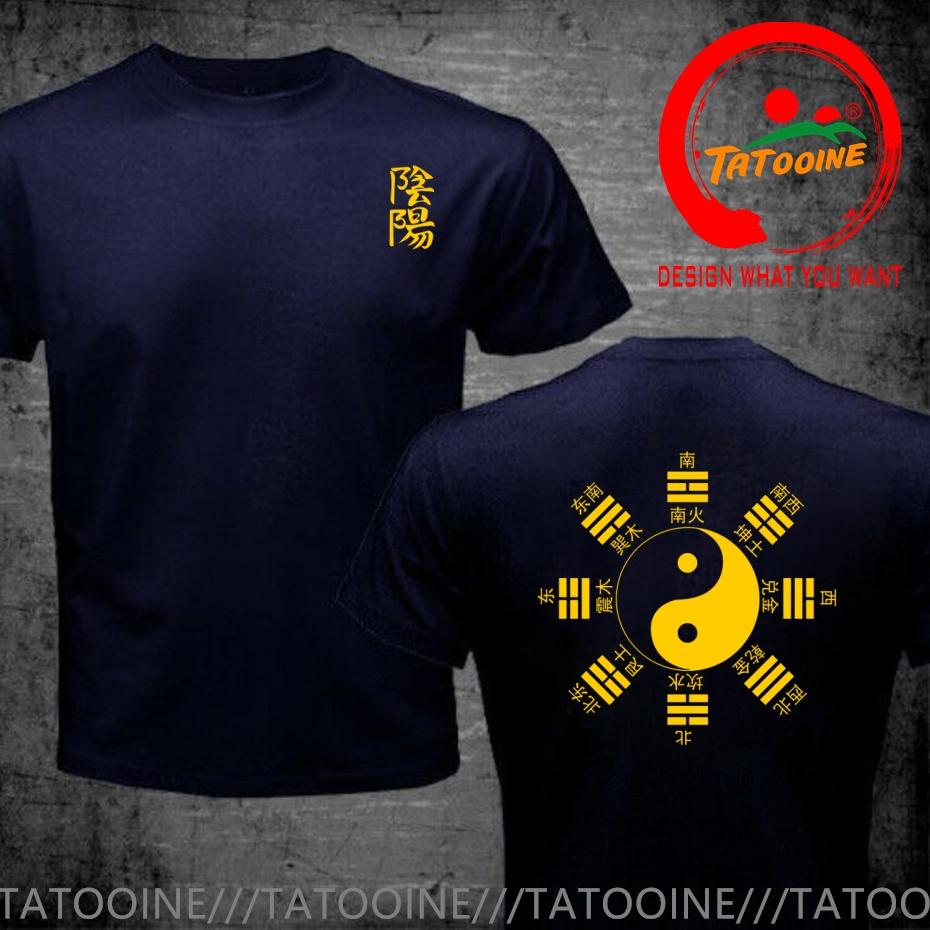 Funny Design Yin Yang Symbol Named Taiji Bagua Shirt Unisex Fashion Trendy Casual Clothing Stylish Tops Tee Shirt Leisure Tshirt